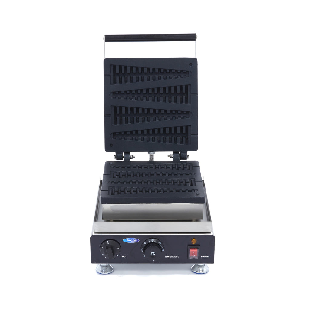 Máquina de waffles - Profissional - 4 chupa-chupas - Em forma de pinheiro