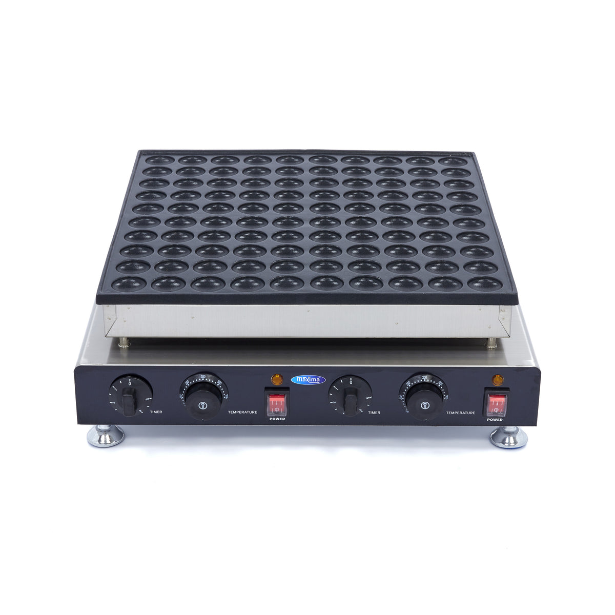 Máquina para Mini Tortitas/Poffertjes - Profesional - 100 Piezas - Ø4cm