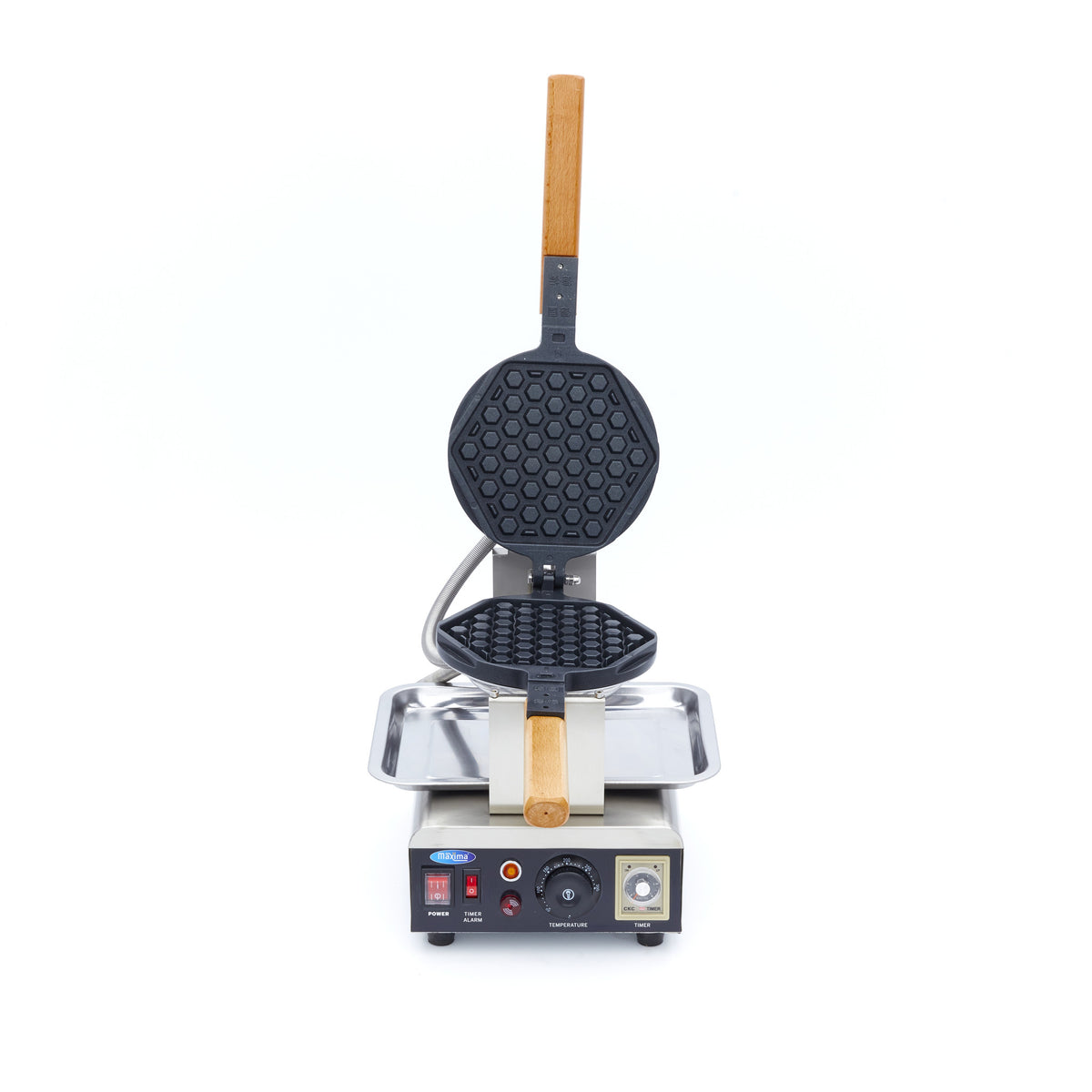 Waffeleisen - Professionell - 1 Waffel - Rundes Wabenmuster