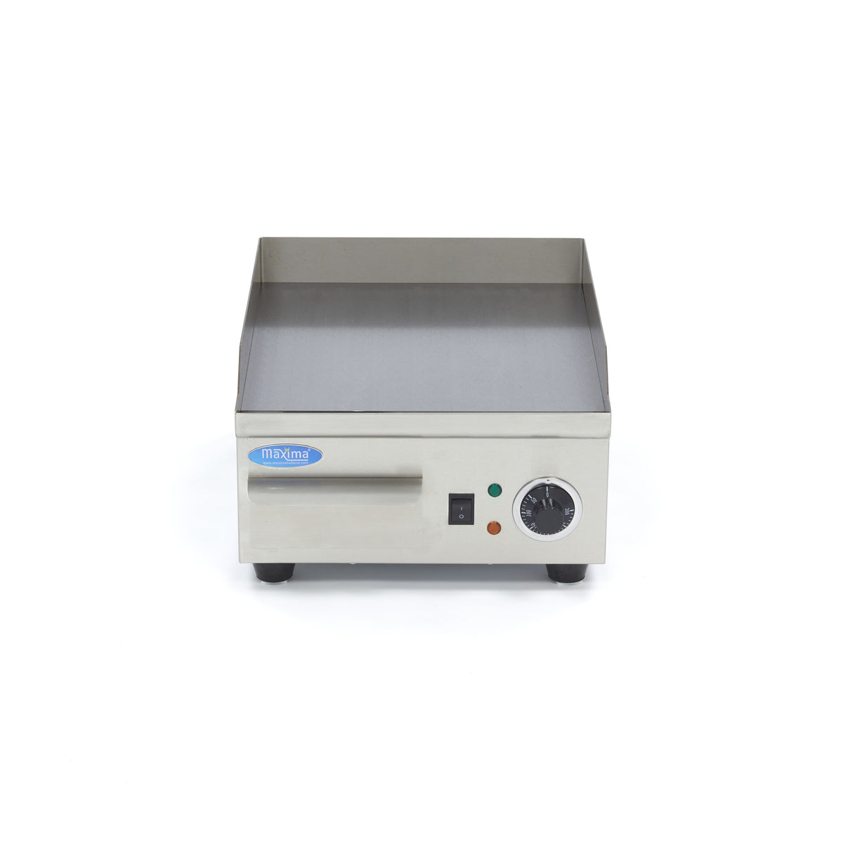 Grillplatte - Professionell - Glatt - 36cm - inkl. Fettauffangschale