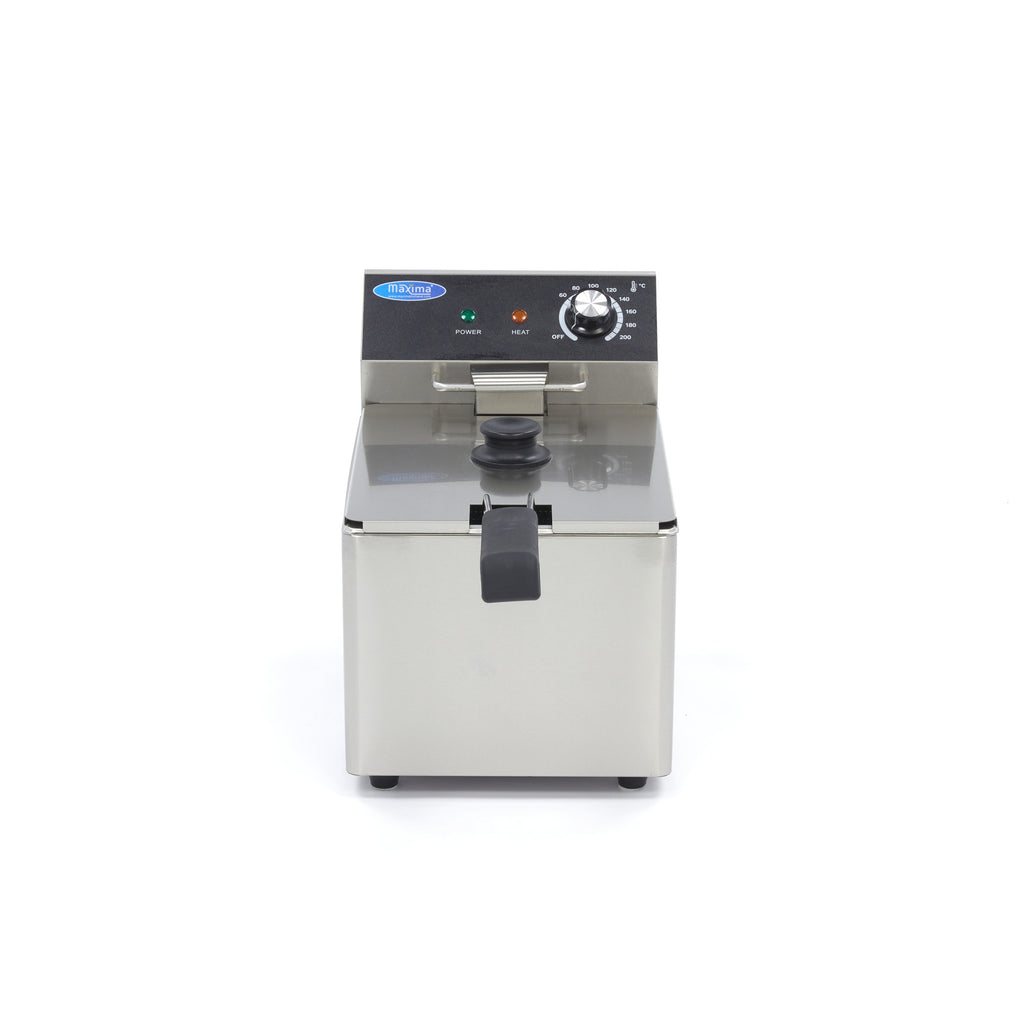 Fritteuse - Professionell - 8L - 1 Korb - bis zu 1,4kg Pommes frites