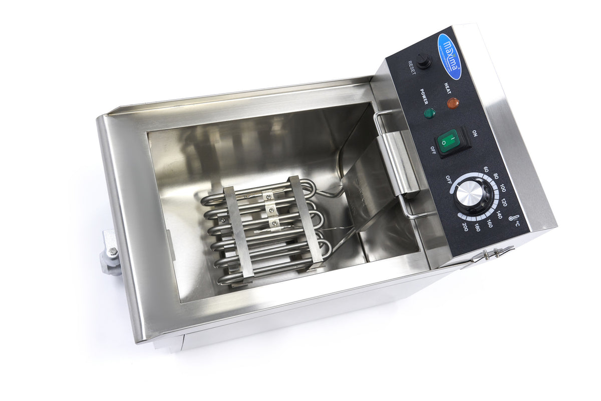 Friggitrice - Professionale - 10L - 1 cestello - con rubinetto di scarico