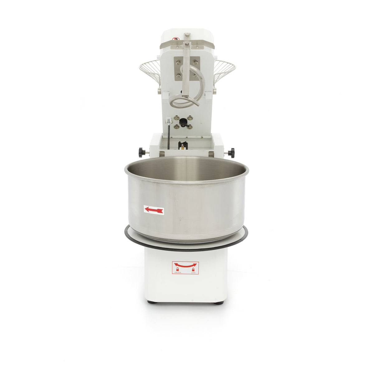 Spiralkneter - Professionell - 50L - 30kg Teig - 2 Geschwindigkeiten - Herausnehmbarer Kessel - 400V