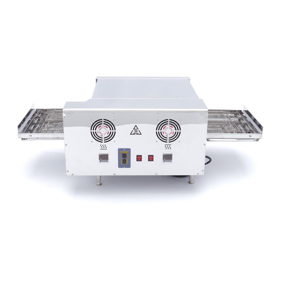 Pizzaofen mit Förderband - Professionell - 2 x Ø20cm - 30 Pizzen pro Stunde