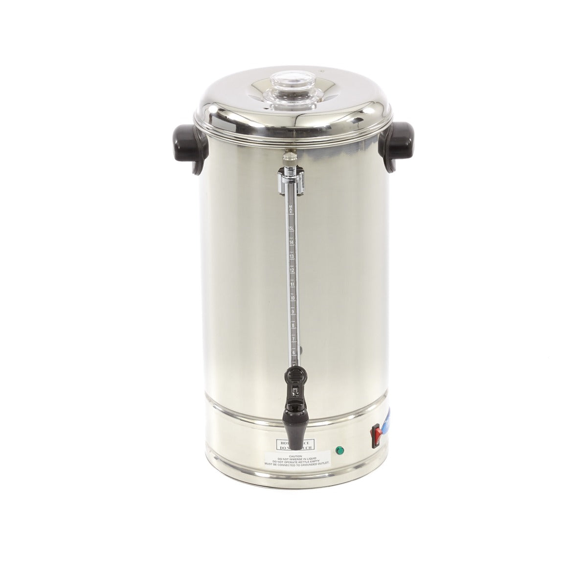 Cafetera Percoladora - Profesional - 15L - 120 Tazas - Filtro de Café Extraíble