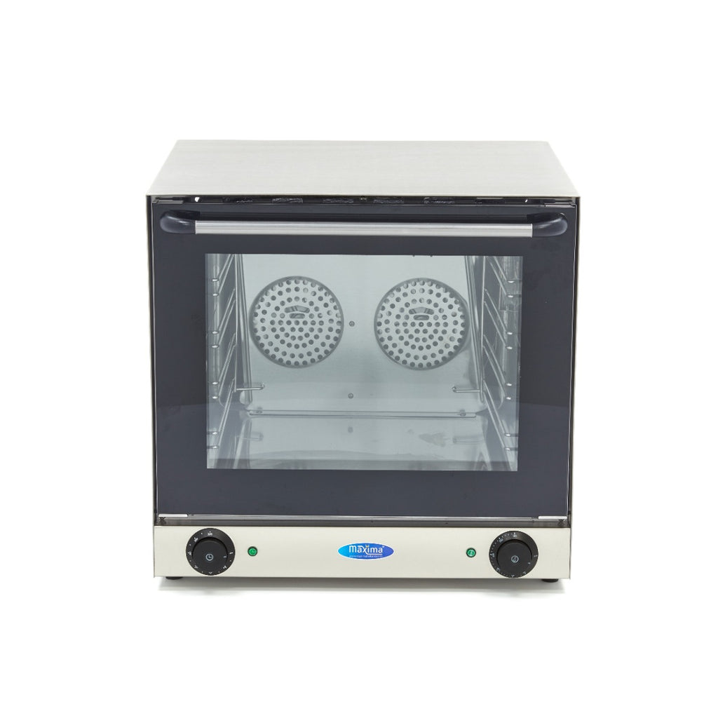 Horno de Convección - Profesional - para 4 Bandejas - Temporizador Incorporado - hasta 300°C