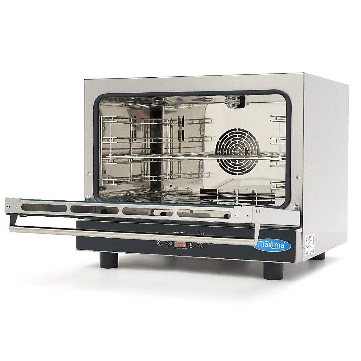 Horno de Vapor Combinado - Profesional - para 4 Bandejas (1/1 GN / 60 x 40 cm) - Pantalla Digital - 400V