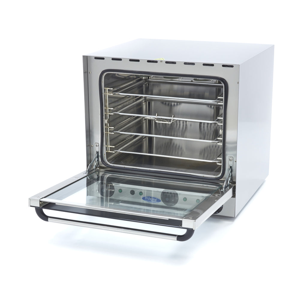 Horno de Convección - Profesional - Grill - para 4 Bandejas - Temporizador Incorporado - hasta 300°C