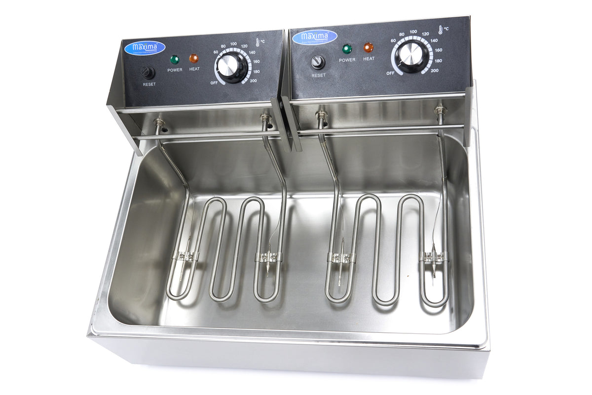 Friggitrice - Professionale - 15L - 1 cestello - fino a 3kg di patatine fritte