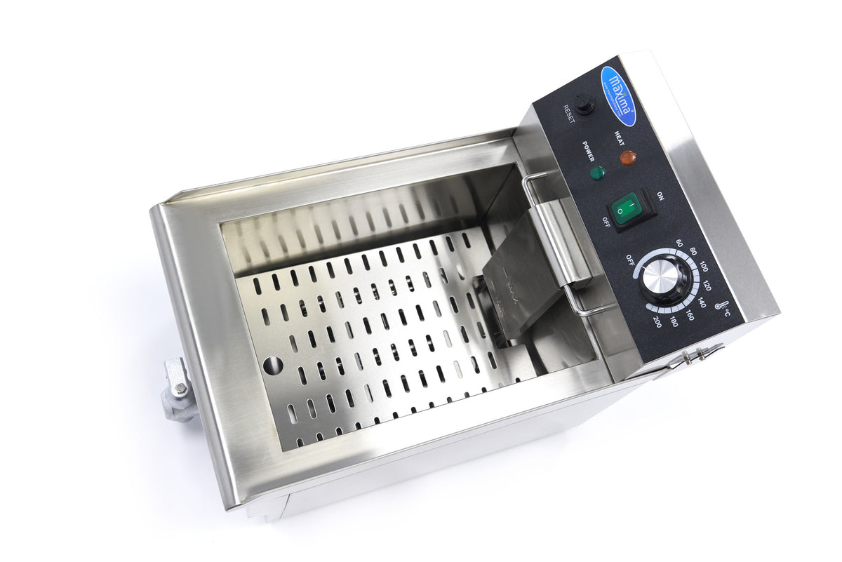 Friggitrice - Professionale - 10L - 1 cestello - con rubinetto di scarico