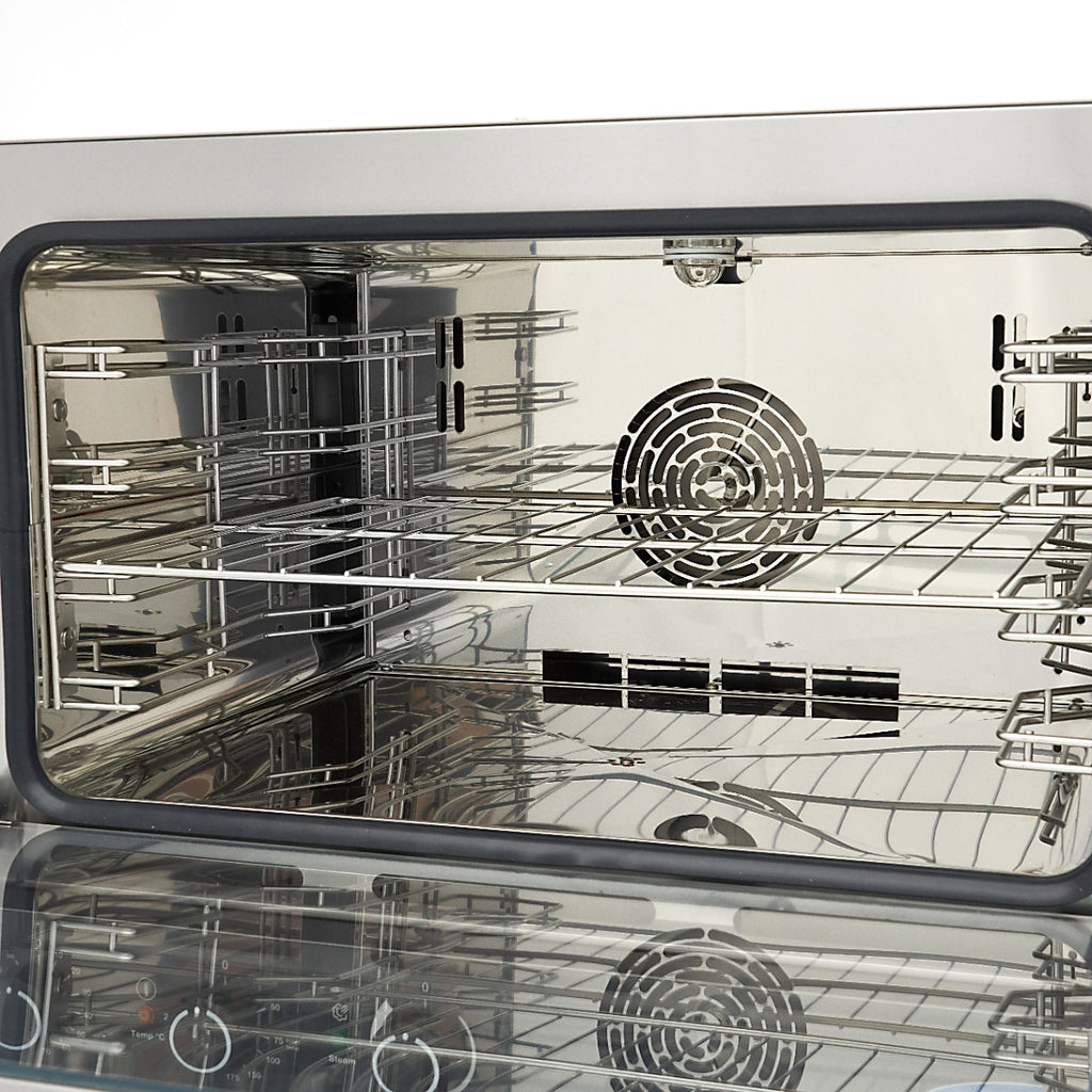 Horno de Vapor Combinado - Profesional - para 4 Bandejas (1/1 GN / 60 x 40 cm) - Analógico - 400V