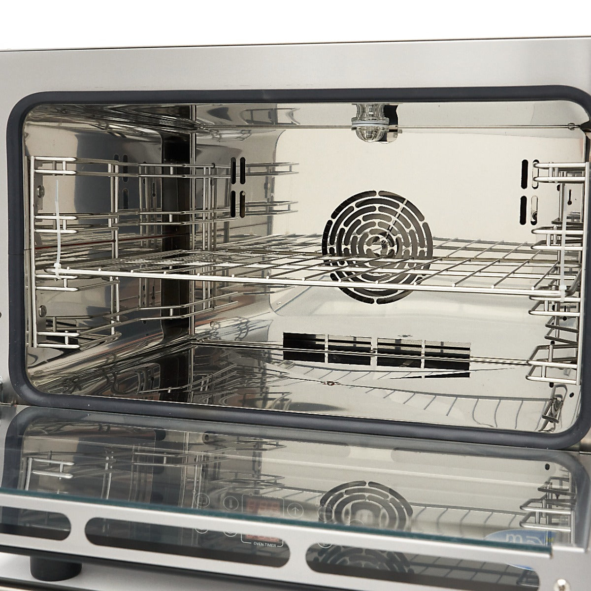 Horno de Vapor Combinado - Profesional - para 4 Bandejas (1/1 GN / 60 x 40 cm) - Pantalla Digital - 400V