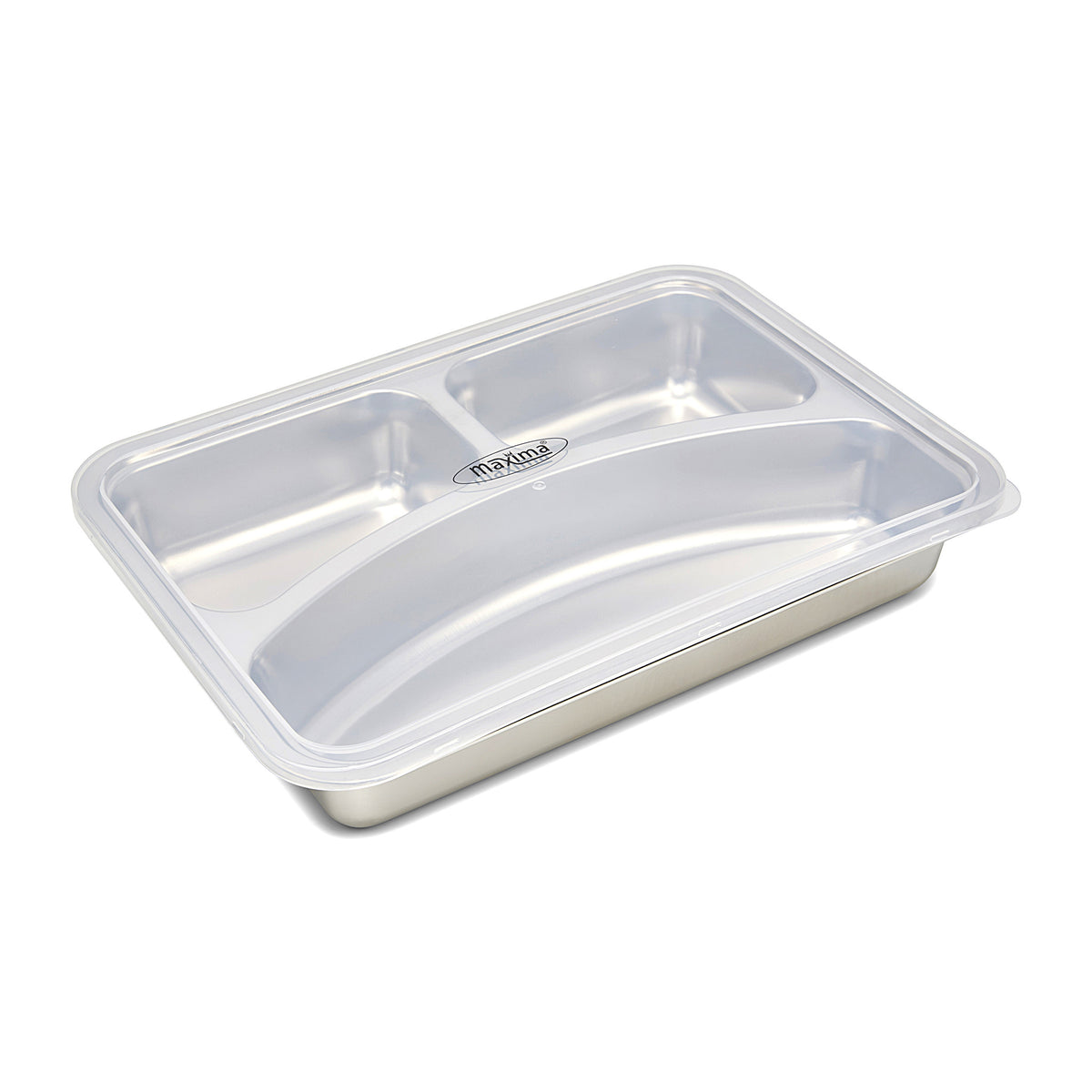 Coperchio per vassoio a 3 scomparti - Professionale - Plastica - Lavabile in lavastoviglie