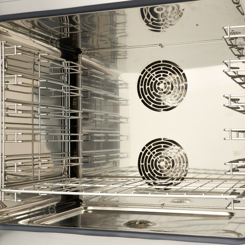 Horno de Vapor Combinado - Profesional - para 6 Bandejas (1/1 GN / 60 x 40 cm) - Analógico - 400V