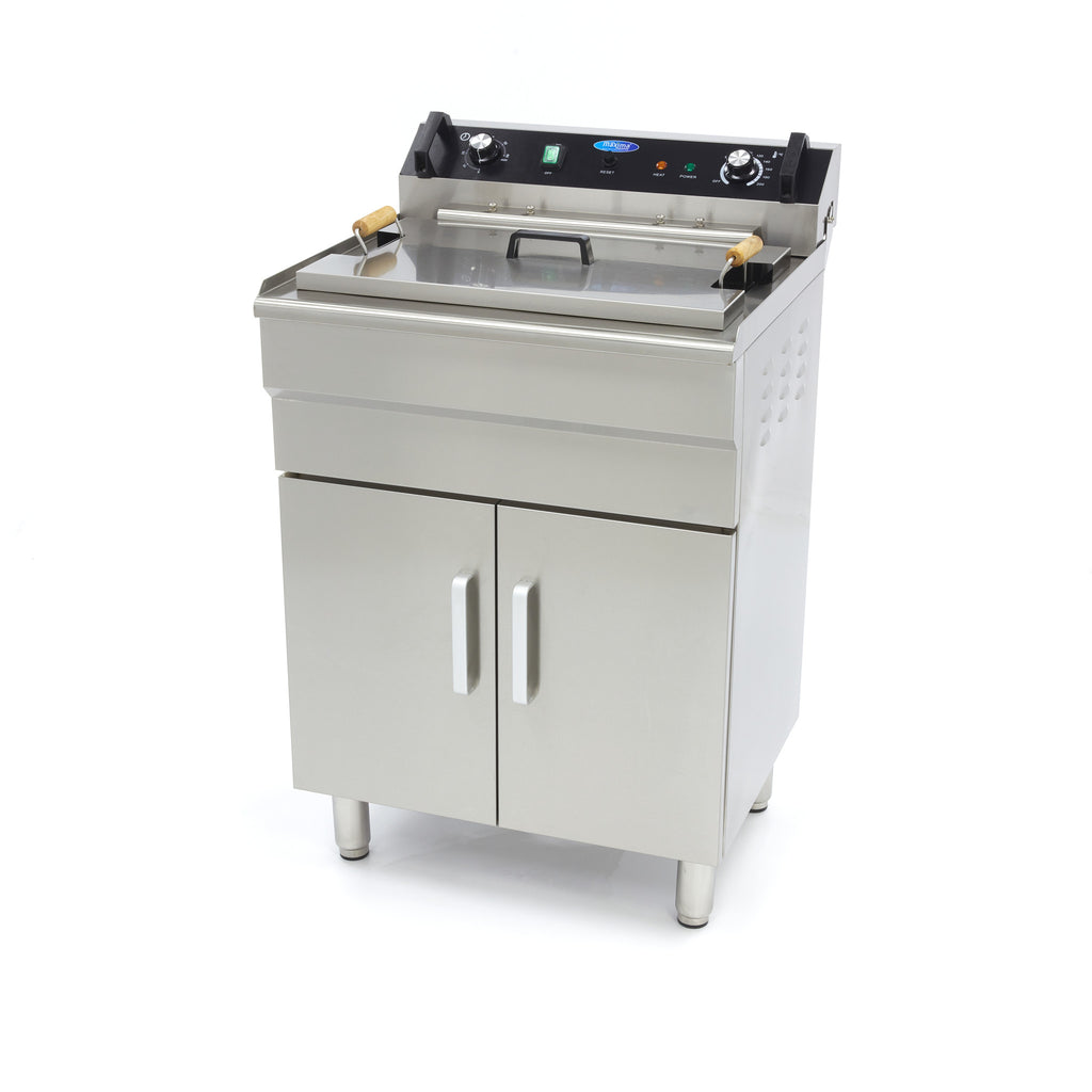 Freidora - Profesional - 35L - 1 Cesta - con Grifo de Vaciado - 400V