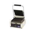 Grill a contatto - Professionale - rigato - piastra singola - 22cm