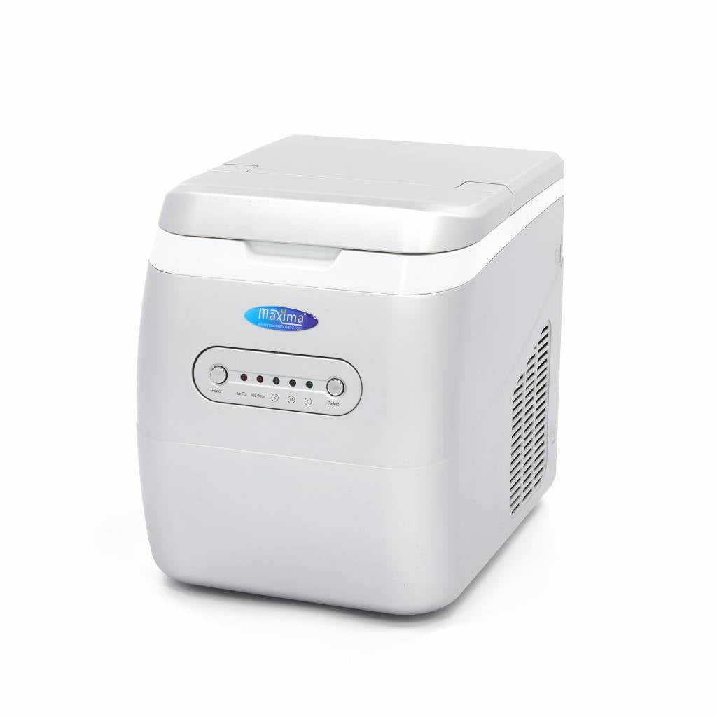 Macchina del ghiaccio - Professionale - 15kg/giorno - Cubetti cavi - Raffreddata ad aria