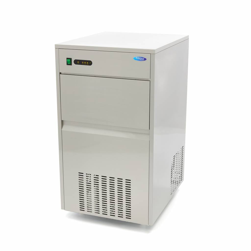 Máquina de Hielo - Profesional - 80kg/día - Cubitos de Hielo Huecos - Refrigerado por Aire