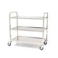 Acero Inoxidable Carrito de Servicio - Profesional - 3 Estantes