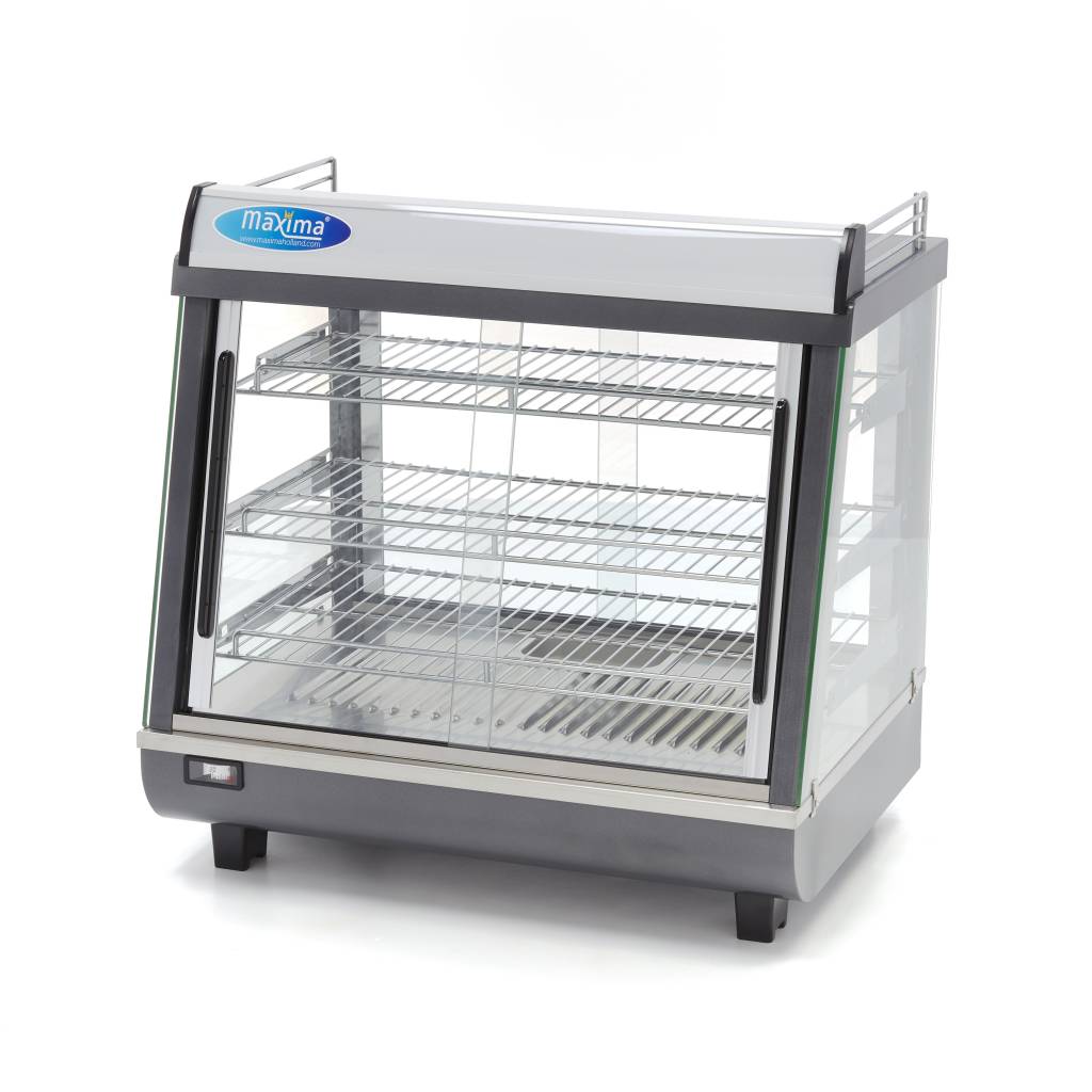 Expositor de Alimentos Calentado - Profesional - 96L - 67,5cm - 3 Estantes