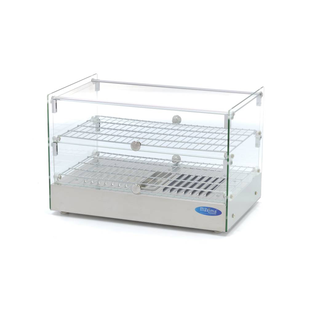 Expositor de Alimentos Calentado - Profesional - 50L - 55cm - 2 Estantes
