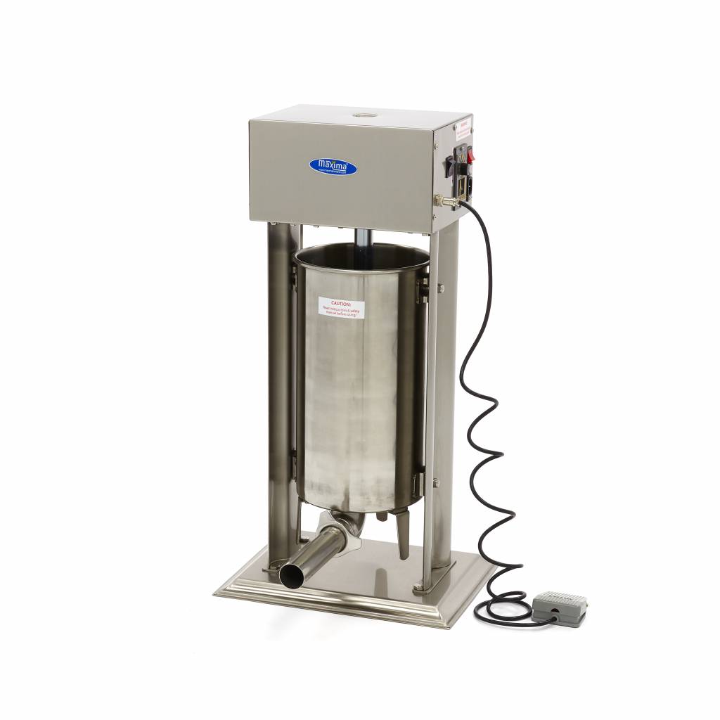 Enchedora de salsichas - Profissional - 15L - Automática - Vertical - Inclui 4 tubos de enchimento