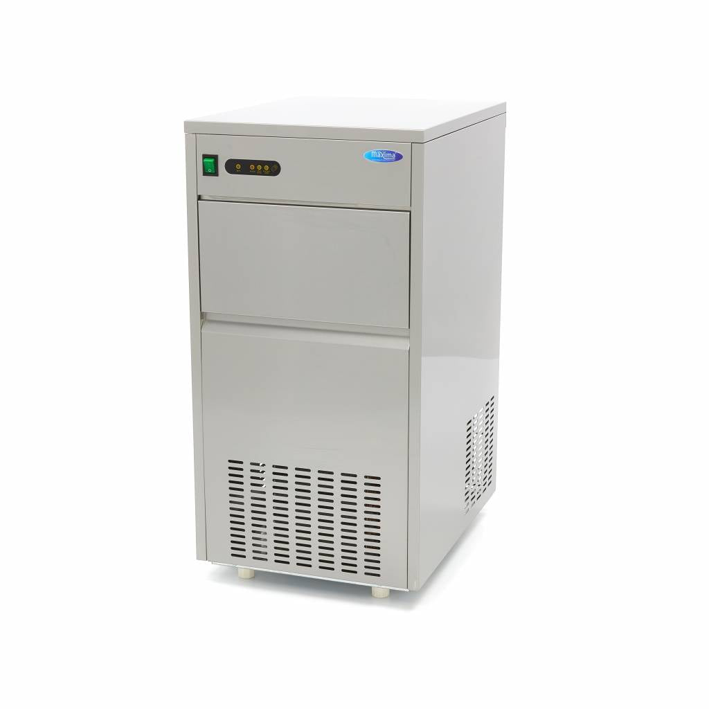 Máquina de Hielo - Profesional - 60kg/día - Cubitos de Hielo Huecos - Refrigerado por Aire