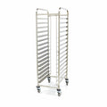 Tablettwagen - Professionell - Bakerynorm - für 16 x Bleche (60 x 40cm) - ohne Tabletts