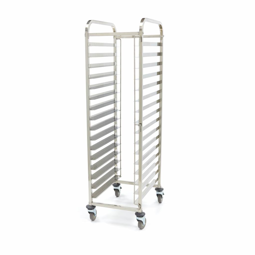 Tablettwagen - Professionell - Bakerynorm - für 16 x Bleche (60 x 40cm) - ohne Tabletts