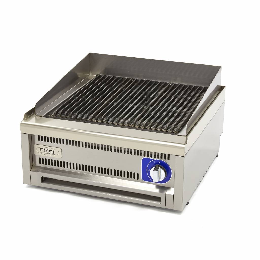 Chargrill de Calidad Comercial - Profesional - Unidad Doble - 60cm de Profundidad - Gas