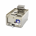 Friggitrice - Professionale - 10L - 1 cestello - Con rubinetto di scarico - 400V