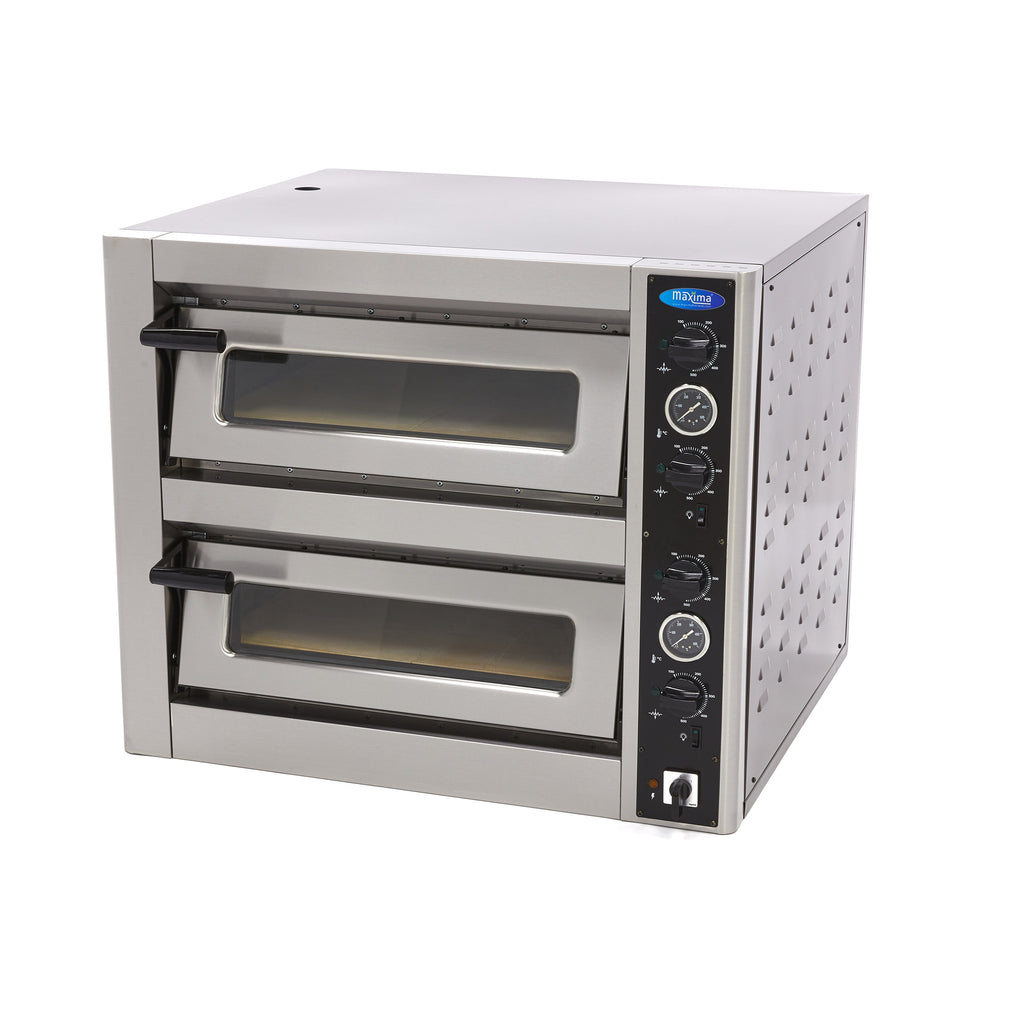 Pizzaofen - Professionell - 4 pizzas Ø30cm - Doppelkammer