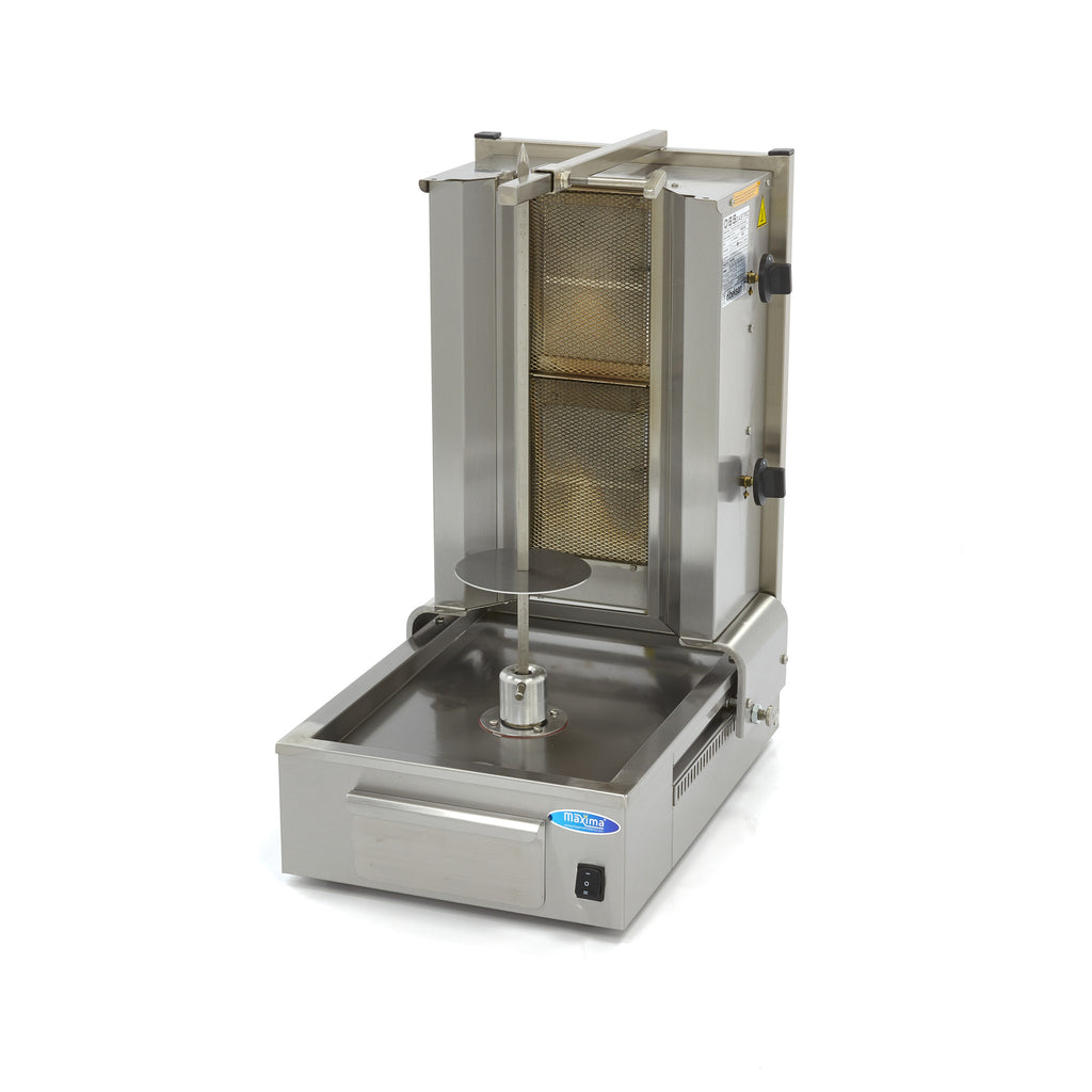 Kebabgrill - Professionell - 2 Brenner - 20kg Fleisch - Gas