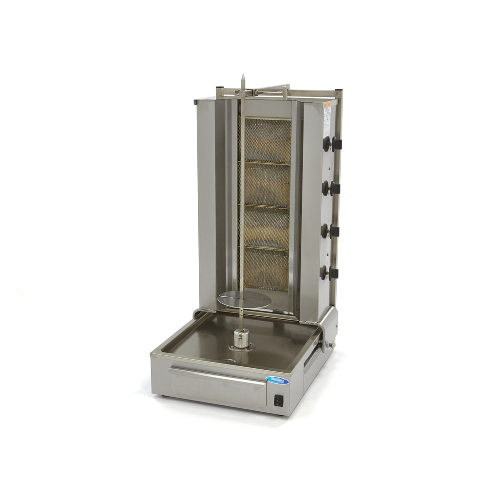 Grill per Kebab - Professionale - 4 Bruciatori - 70kg Carne - Gas