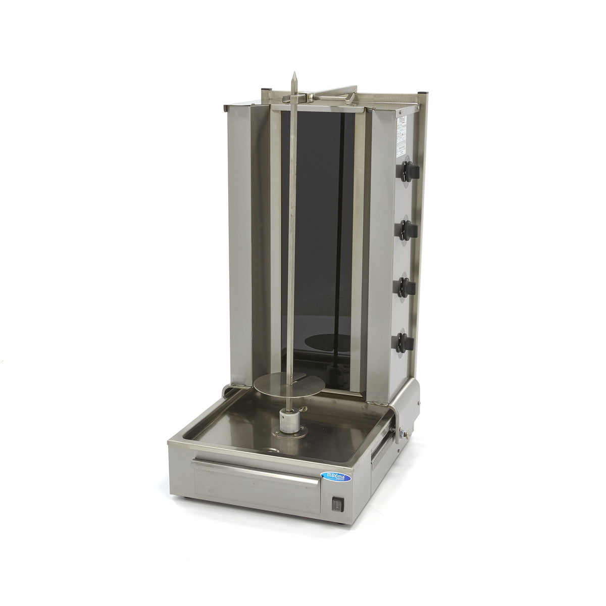 Kebab Grill - Profesional - 4 Quemadores - 70kg Carne - Eléctrico