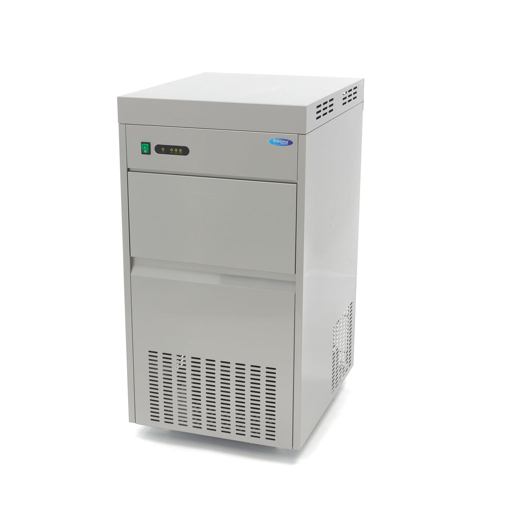 Máquina de Hielo - Profesional - 130kg/día - Triturado/Escamado - Refrigerado por Aire