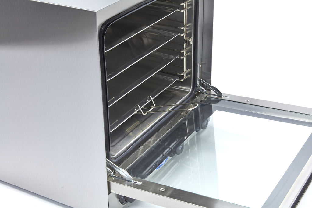 Horno de Convección - Profesional - Grill - para 4 Bandejas - Temporizador Incorporado - hasta 300°C
