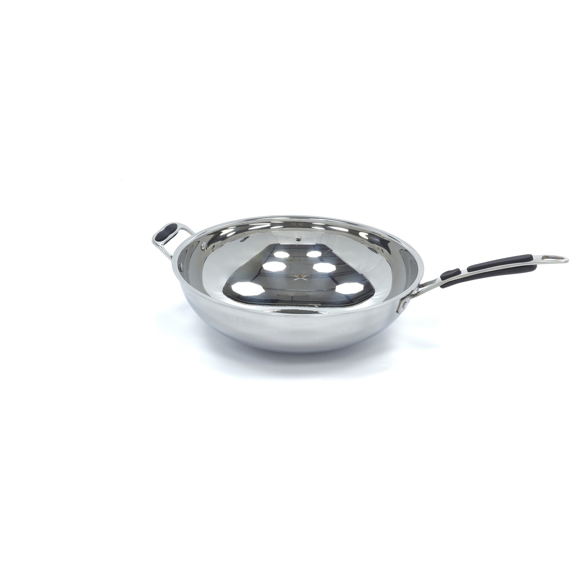 Padella Wok - Professionale - Ø36cm - Acciaio Inox - Induzione