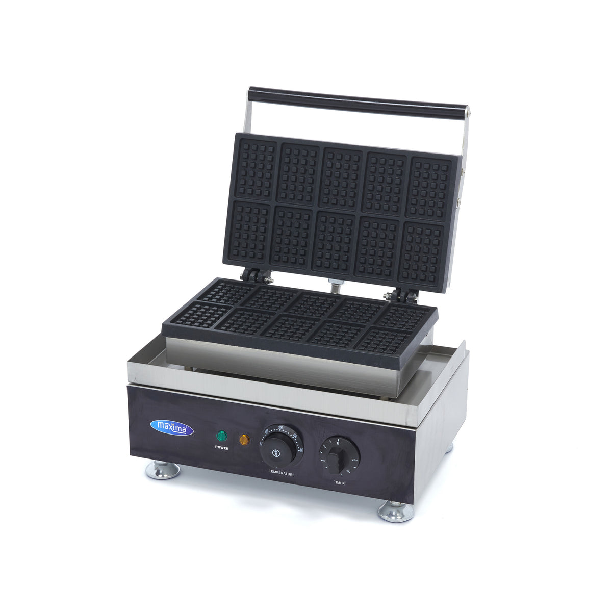 Waffeleisen - Professionell - 10 Waffeln - Mini Belgisch