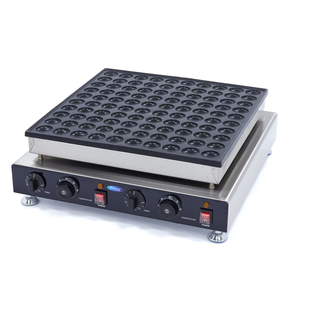 Máquina para Mini Tortitas/Poffertjes - Profesional - 100 Piezas - Ø4cm