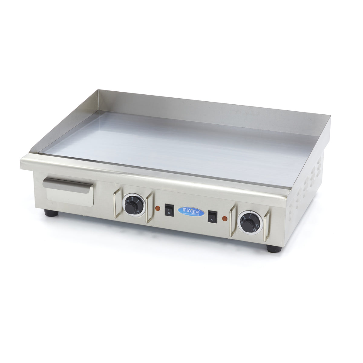 Plancha - Profesional - Cromo Liso - 73cm - incl Bandeja de Goteo - 400V