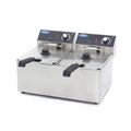 Friteuse - Professioneel - 2 x 8L - 2 manden - tot 2,8kg friet