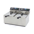 Friteuse - Professioneel - 2 x 11L - 2 manden - tot 2,8kg friet