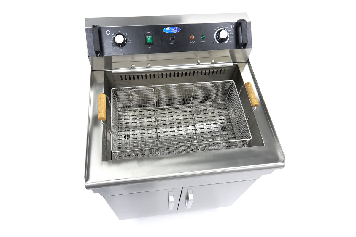 Freidora - Profesional - 35L - 1 Cesta - con Grifo de Vaciado - 400V