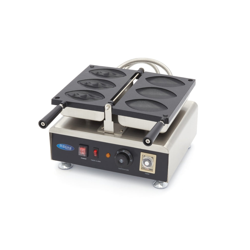 Piastra per Waffle - Professionale - 3 Pezzi - Vagina - Girevole