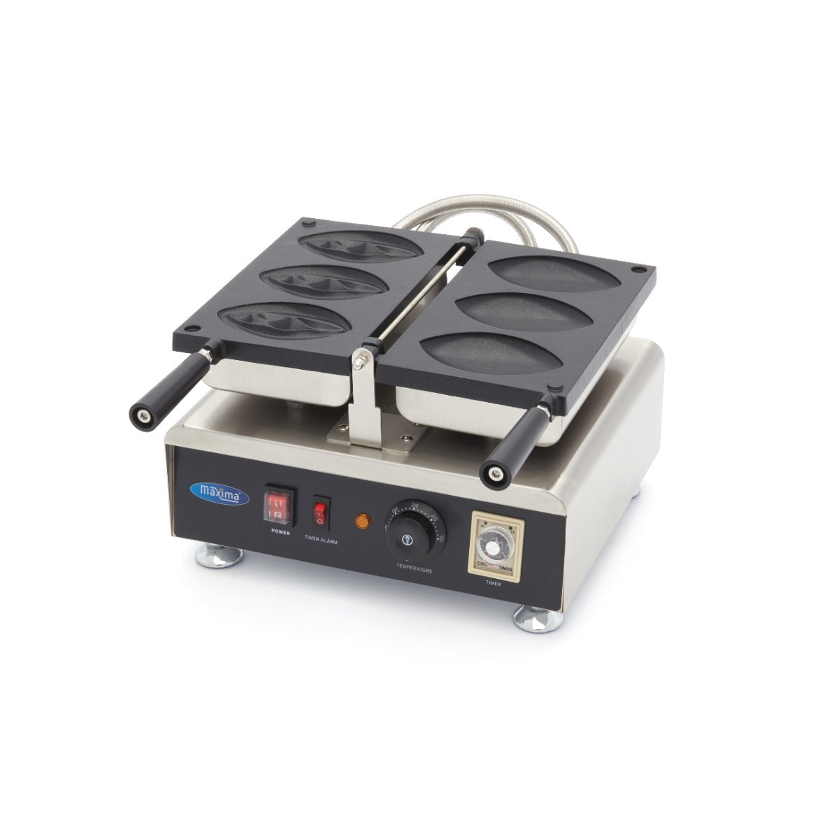 Piastra per Waffle - Professionale - 3 Pezzi - Vagina - Girevole