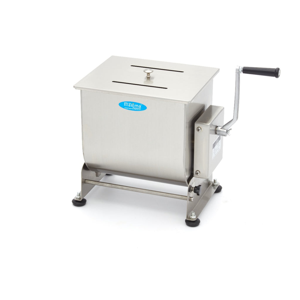 Mezclador de Carne - Profesional - 20L - 16kg Carne - Recipiente Inclinable - Manual