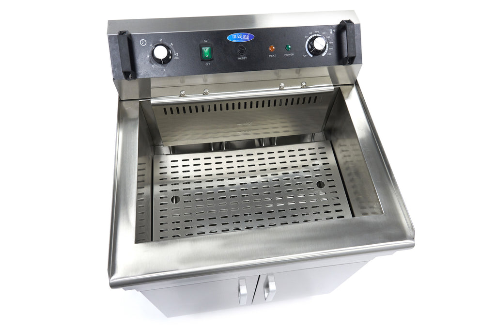 Freidora - Profesional - 35L - 1 Cesta - con Grifo de Vaciado - 400V