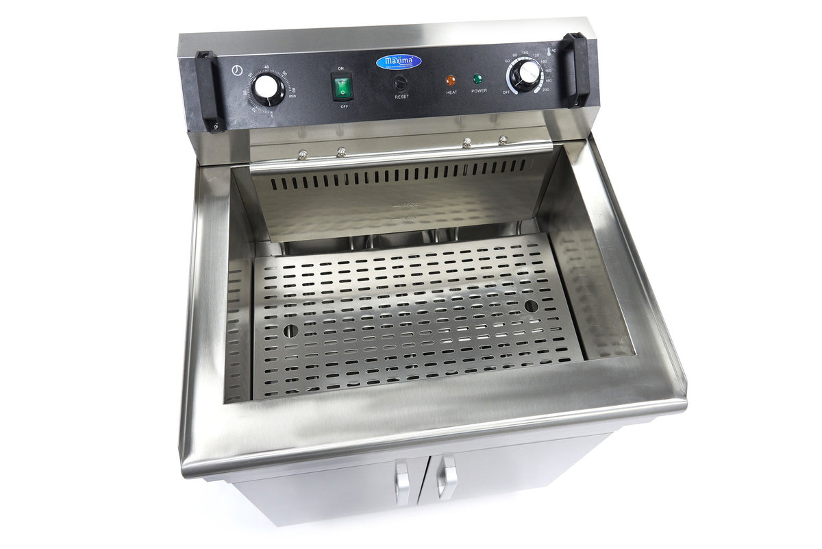 Freidora - Profesional - 35L - 1 Cesta - con Grifo de Vaciado - 400V
