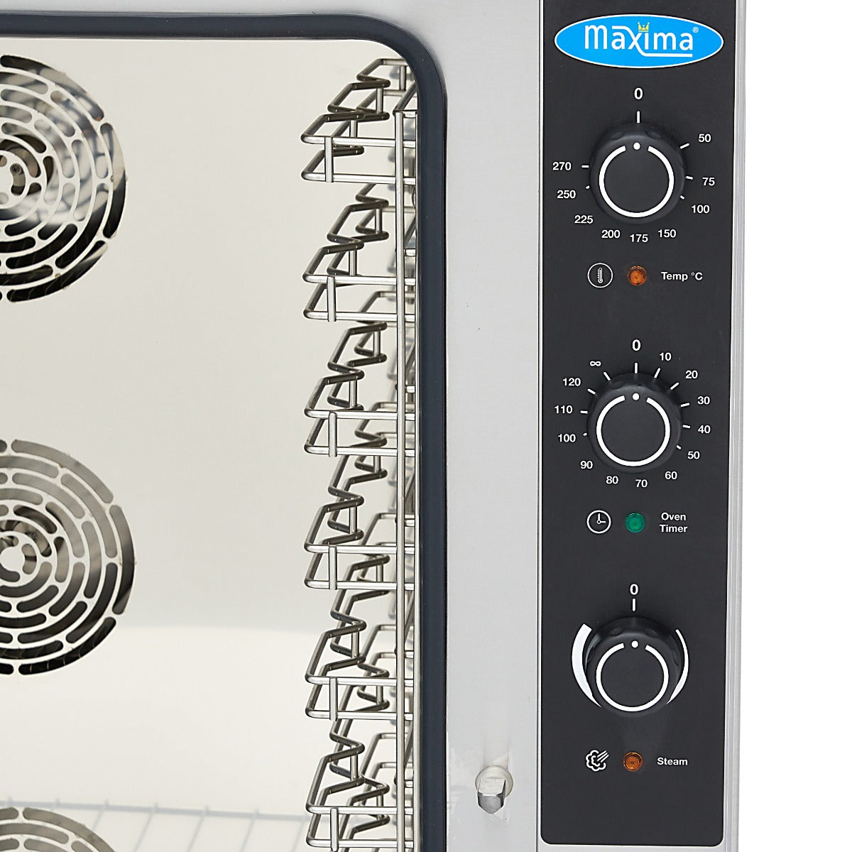 Forno combinado a vapor - Profissional - para 10 tabuleiros (1/1 GN / 60 x 40 cm) - Analógico - 400V